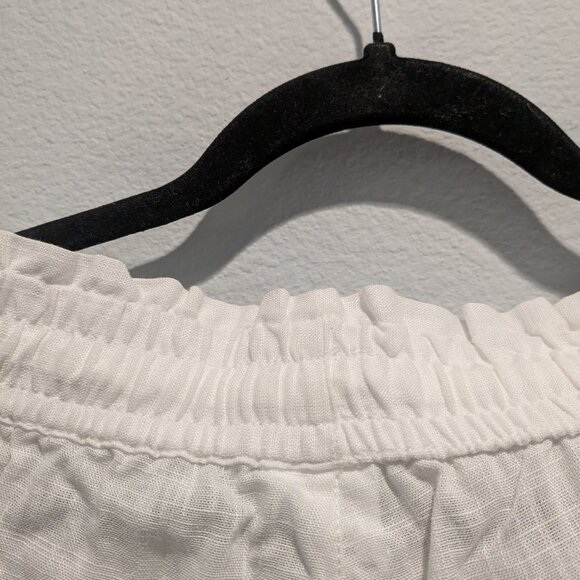 Vintage 100% Linen White Pants - Medium - Picture 4 of 6